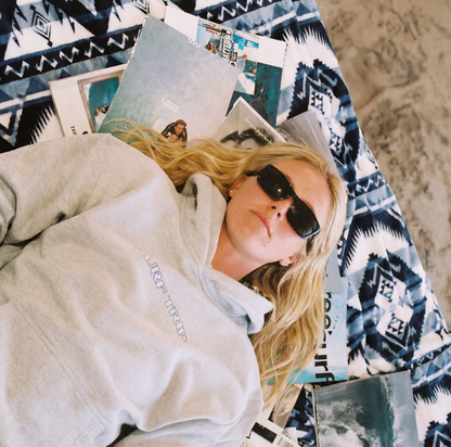 Surf Trip Vintage Plaid Hoodie