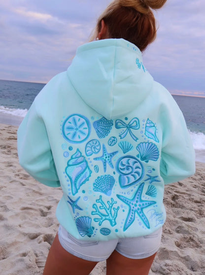 Floral Sea Hoodie